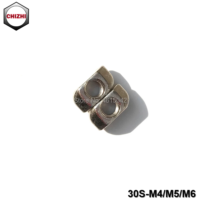 100 шт. M4/M5/M6 Т-образное гнездо 8mm T гайка молотковая ходового винта для Алюминий