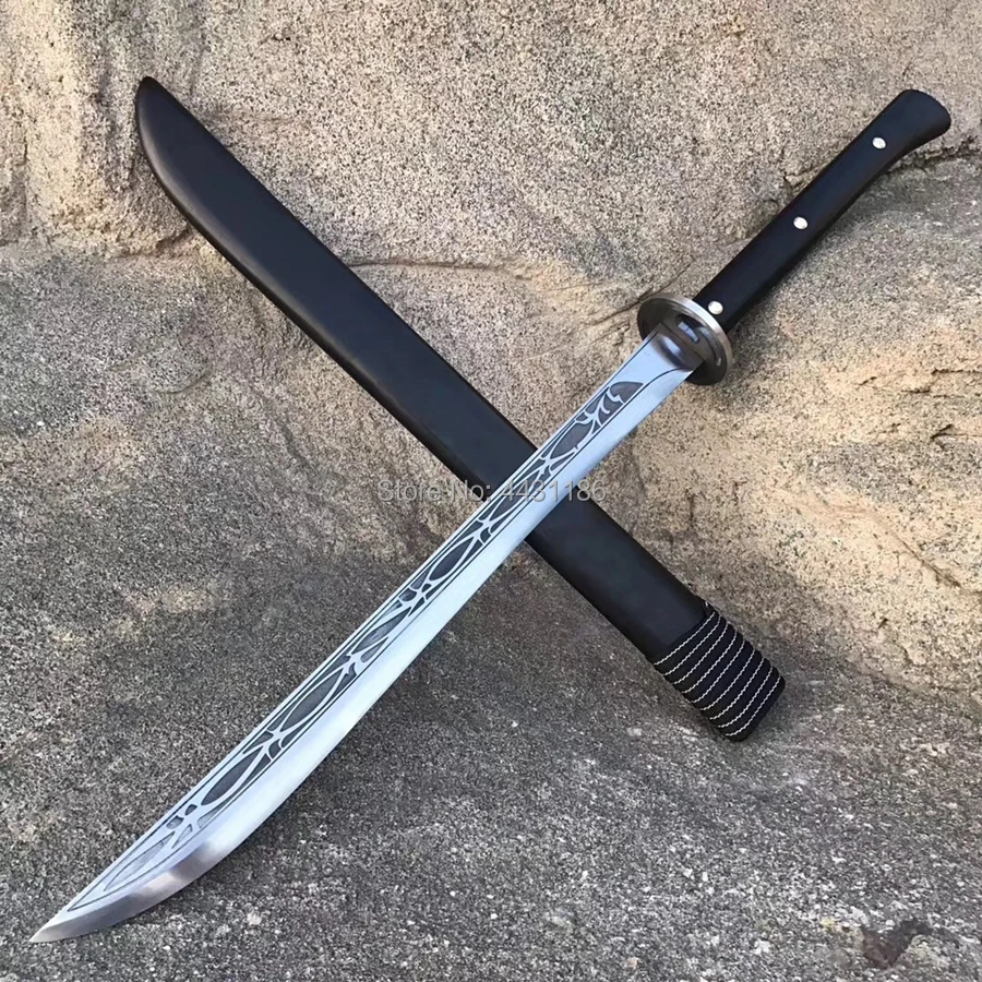 Замечательный Китайский LongQuan ручной Dao меч катана сильный клинок из марганцевой