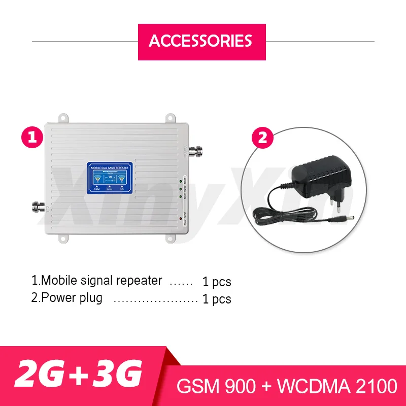 Двухдиапазонный повторитель GSM 900 2100 2g 3g Усилитель 900MHZ WCDMA 2100MHz 3G усилитель сигнала