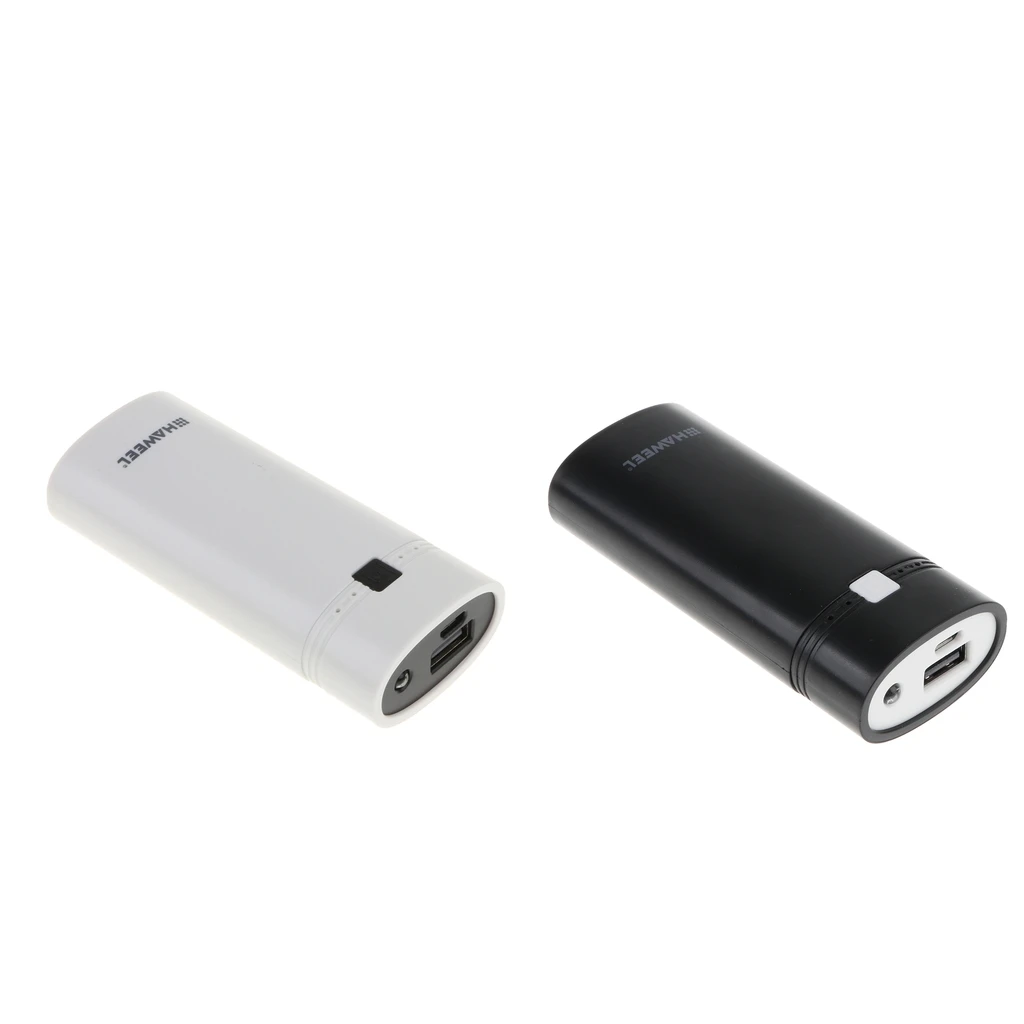 Lovoski 2 комплекта USB внешний аккумулятор зарядное устройство чехол DIY коробка с