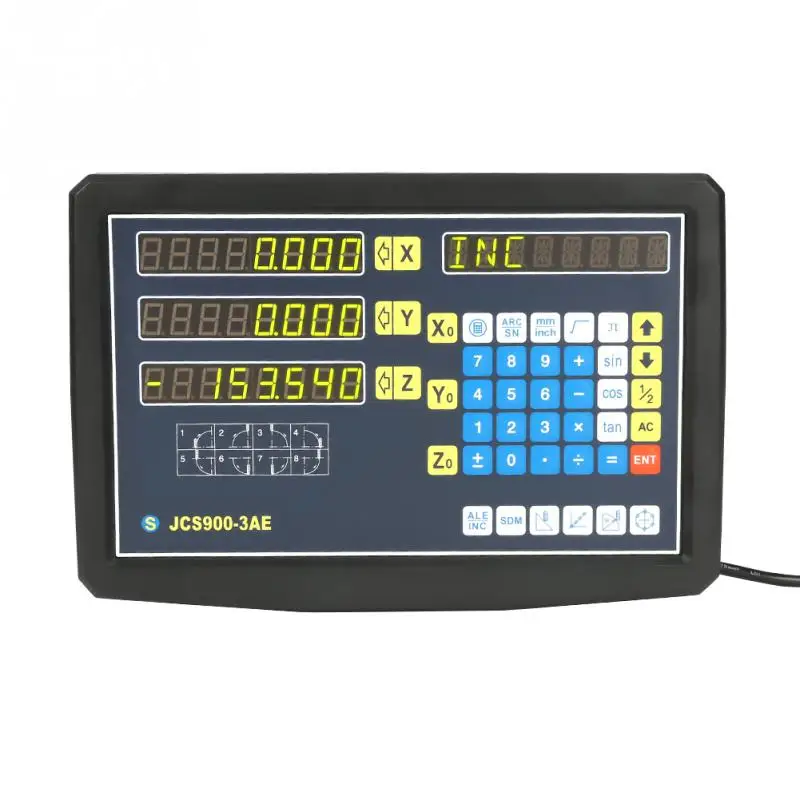 JCS900 3AE 100 мм/300 мм/500 мм Цифровой считываемый линейный шкаловый кодировщик 110 240 В