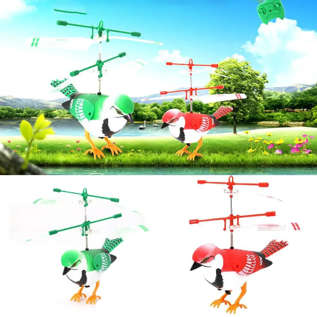 Детский пульт дистанционного управления птица летящая игрушка электрический