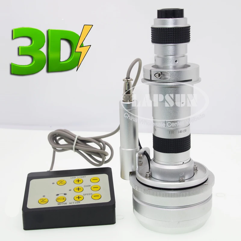 Синхронный двигатель 3D стерео дисплей 25X 150X фотообъектив для ювелирных изделий
