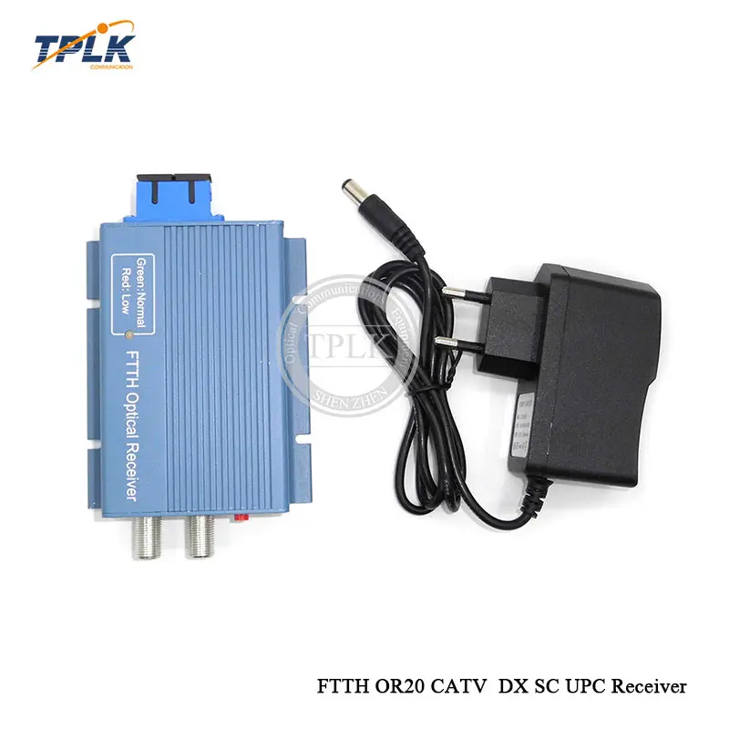 1 шт. FTTH OR20 CATV DX SC UPC приемник AGC с 2 выходными портами WDM для PON волоконно оптический