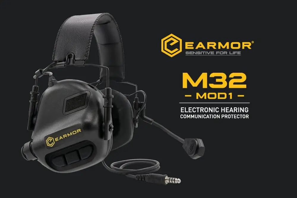 OPSMEN Earmor Airsoft тактический наушник шумоподавление Гарнитура M32 MOD3 авиационные