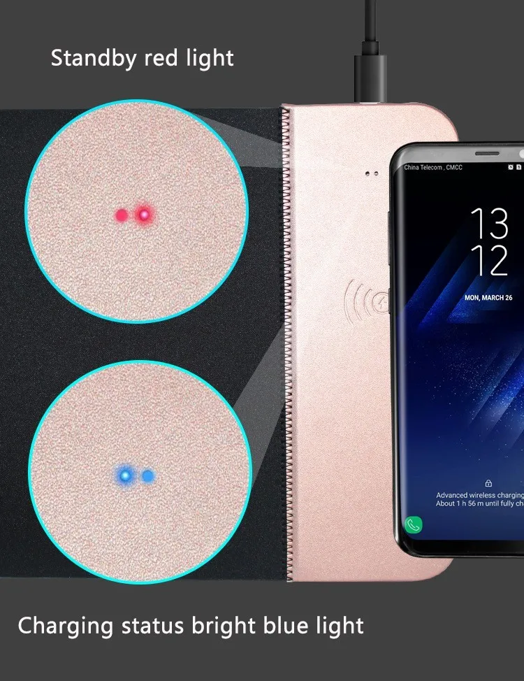 New Creative Wireless Charging Mouse pad Universal Mobile Phone Qi Charger Pad Mat | Электроника