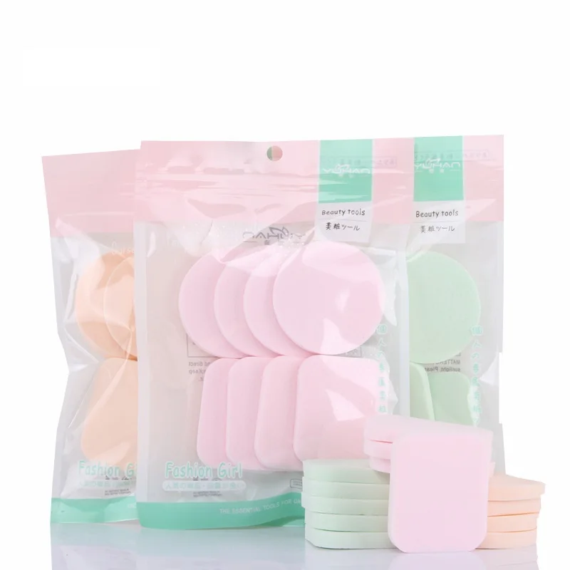 8pcs Soft Makeup Sponges Powder Puff Dry Wet Amphibious Facial Make Up Sponge Beauty Foundation Cosmetic Tools |
