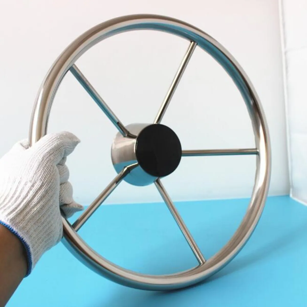 Рулевое колесо с 5 спицами из нержавеющей стали 3 вида|Морское оборудование| |