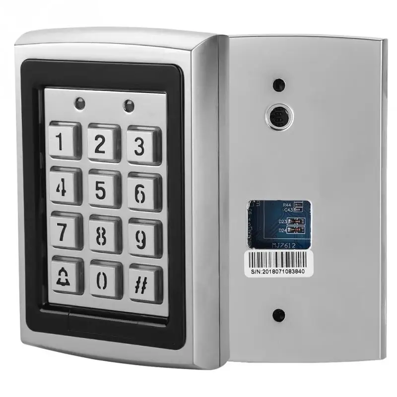 125 кГц Топ металлический RFID кард-ридер пароль дверь контроль доступа клавиатура с