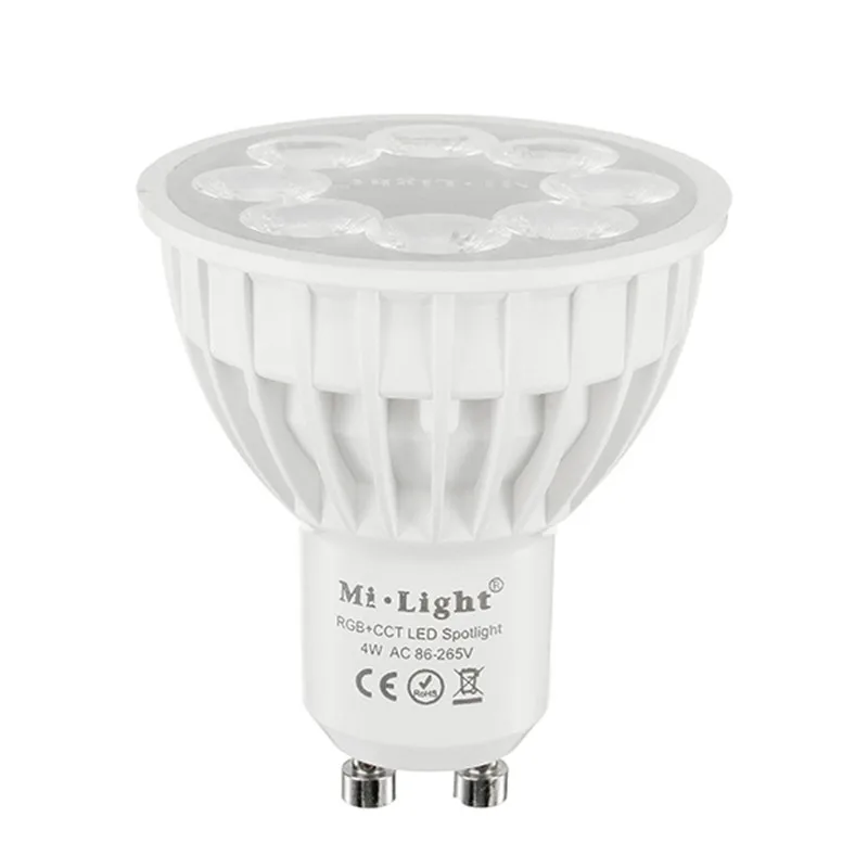 CLAITE AC86 265V GU10 с регулируемой яркостью 4 Вт Mi Light 2 4G беспроводной Wifi контроллер
