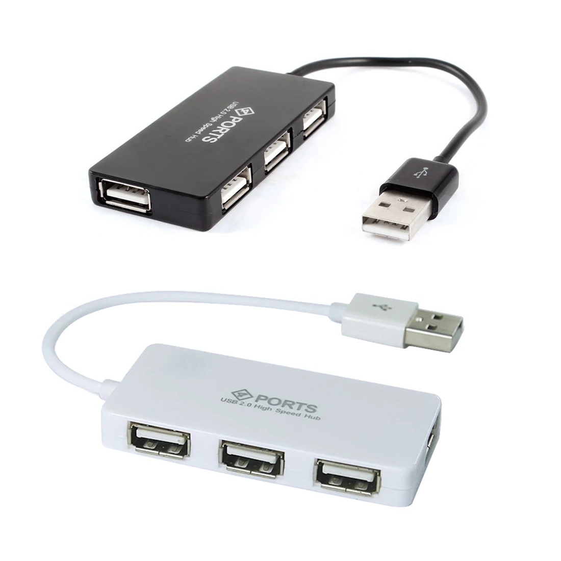 Высокоскоростной 4 портовый концентратор USB 2 0 Centechia 15 см Мини Ультратонкий