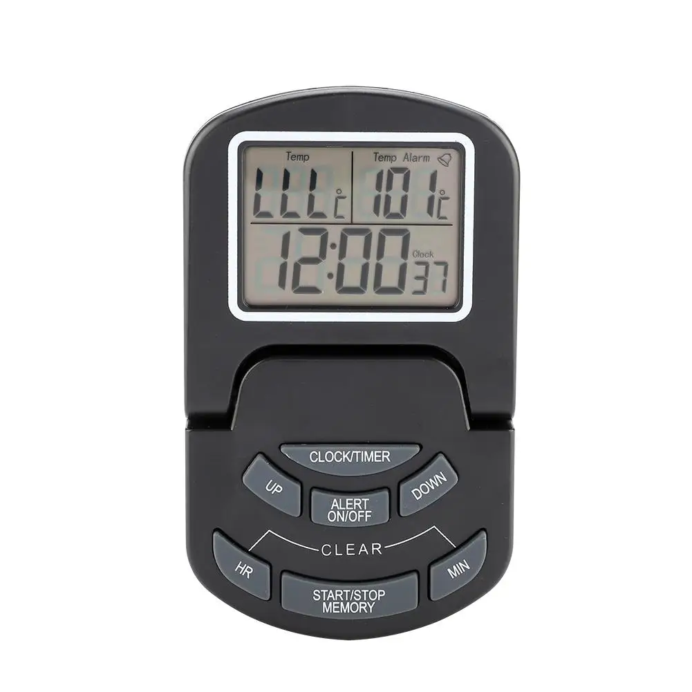 Digital Waterproof Alerts Timing Cooking Thermometer For BBQ Meat Food Tea | Дом и сад