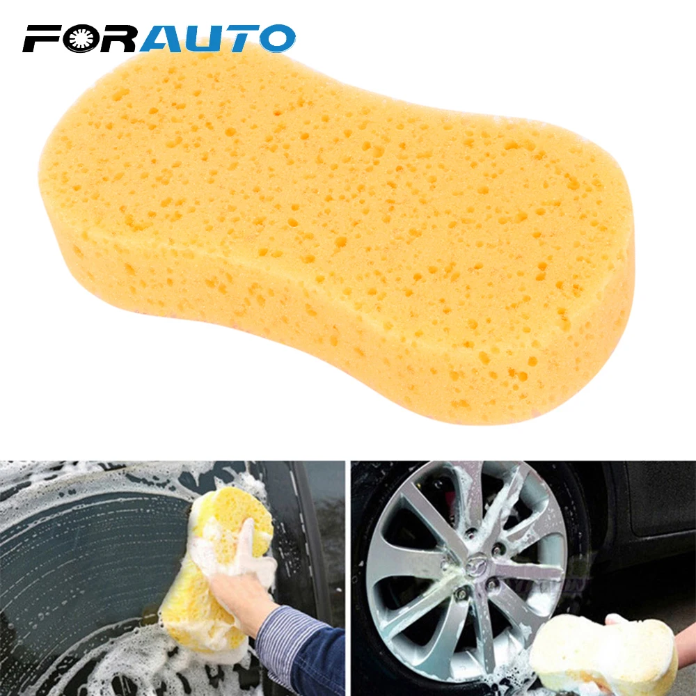 Губка для мытья автомобиля FORAUTO уход за лакокрасочным покрытием длина 22 см