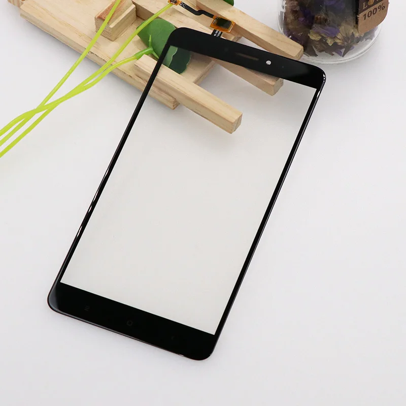 Сенсорная панель Mcdark 6 44 дюйма черная золотая передняя для Xiaomi Mi Max 2 сенсорный