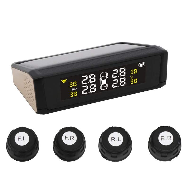 SilverStrong Солнечный TPMS внешний датчик давления в шинах монитор беспроводной