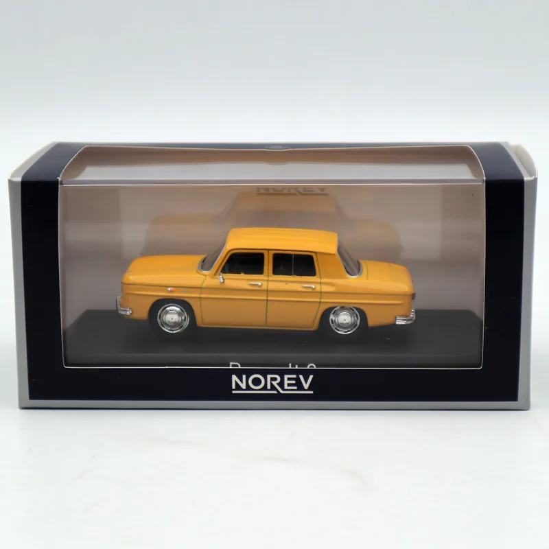 NOREV 1:43 Renault 8 желтый DIECASET модель Ограниченная серия коллекционная игрушка