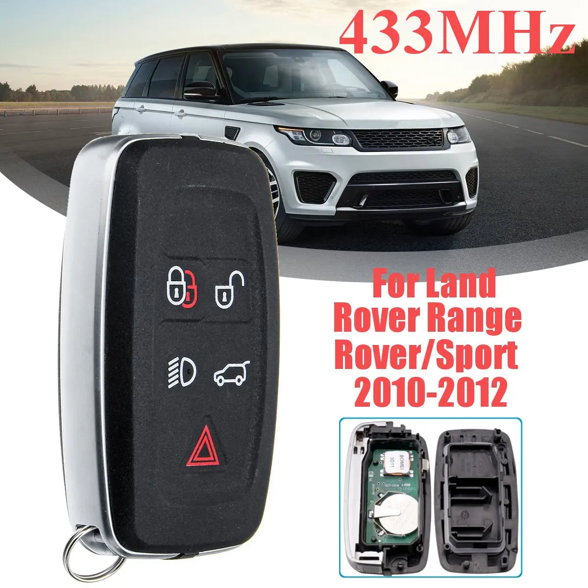 Смарт ключ для Land Rover Range Rover/Sport 1 шт./2 шт. 5 кнопок запасной пульт дистанционного