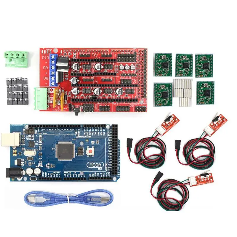 3D Printer Kit MEGA2560 Module+RAMPS 1.4+5xA4988+3xEndstop For Arduino RepRap | Компьютеры и офис