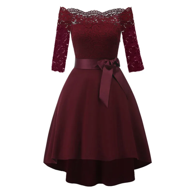 MUXU vestidos синее кружевное лоскутное шифоновое платье женская одежда kleider sukienka модные элегантные вечерние платья женская одежда
