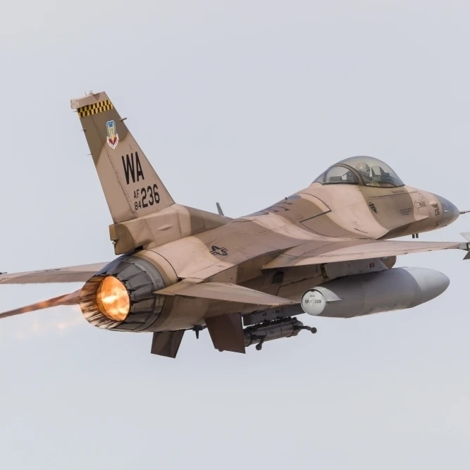An aggressor F-16C борьба Сокол США Air ВВС постер принт (17x11) | Дом и сад