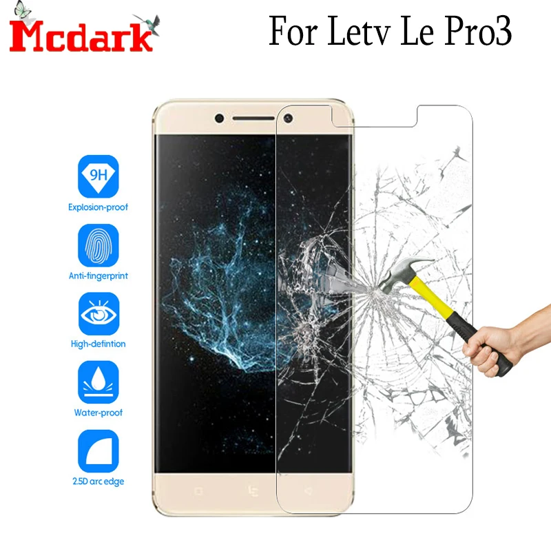 Mcdark 2.5D 9H закаленное стекло для Letv Le Pro3 X720 защита экрана 5 дюймов телефона защитная