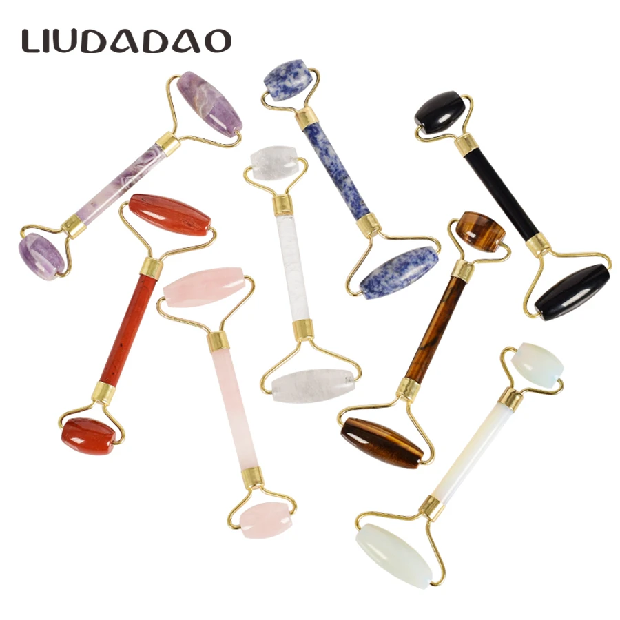 Массажер с натуральным камнем для похудения и лица нефритовый массажер лифтинга