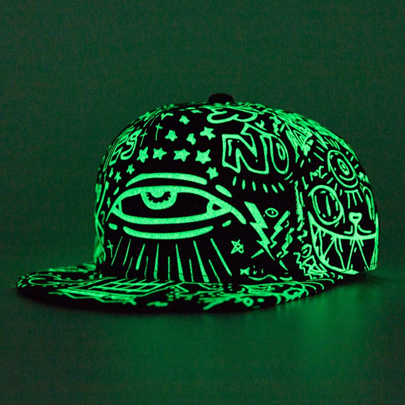 Новая мода Световой Gorras Спортивная Кепка флуоресценции бейсболки женские для
