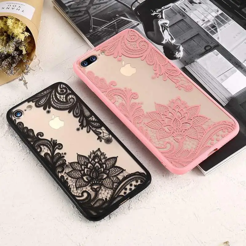 Чехол KISSCASE с цветочным кружевом для iphone 11 чехол 11pro max чехлы iPhone 7 5 6 6s X 8|Бамперы| |