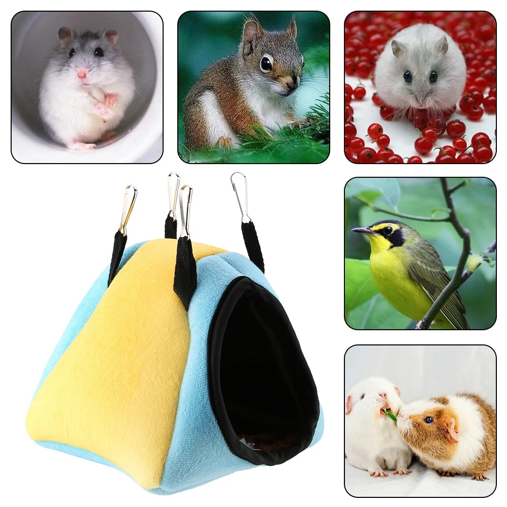 Хлопковый материал зимние маленькие ночные хомяки для домашних животных кровать