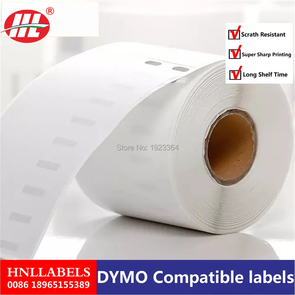 

20X Rolls Dymo Compatible Labels 99014 9014 101 x 54mm 220 Labels Per Roll Mail name badge labels Freight printing label