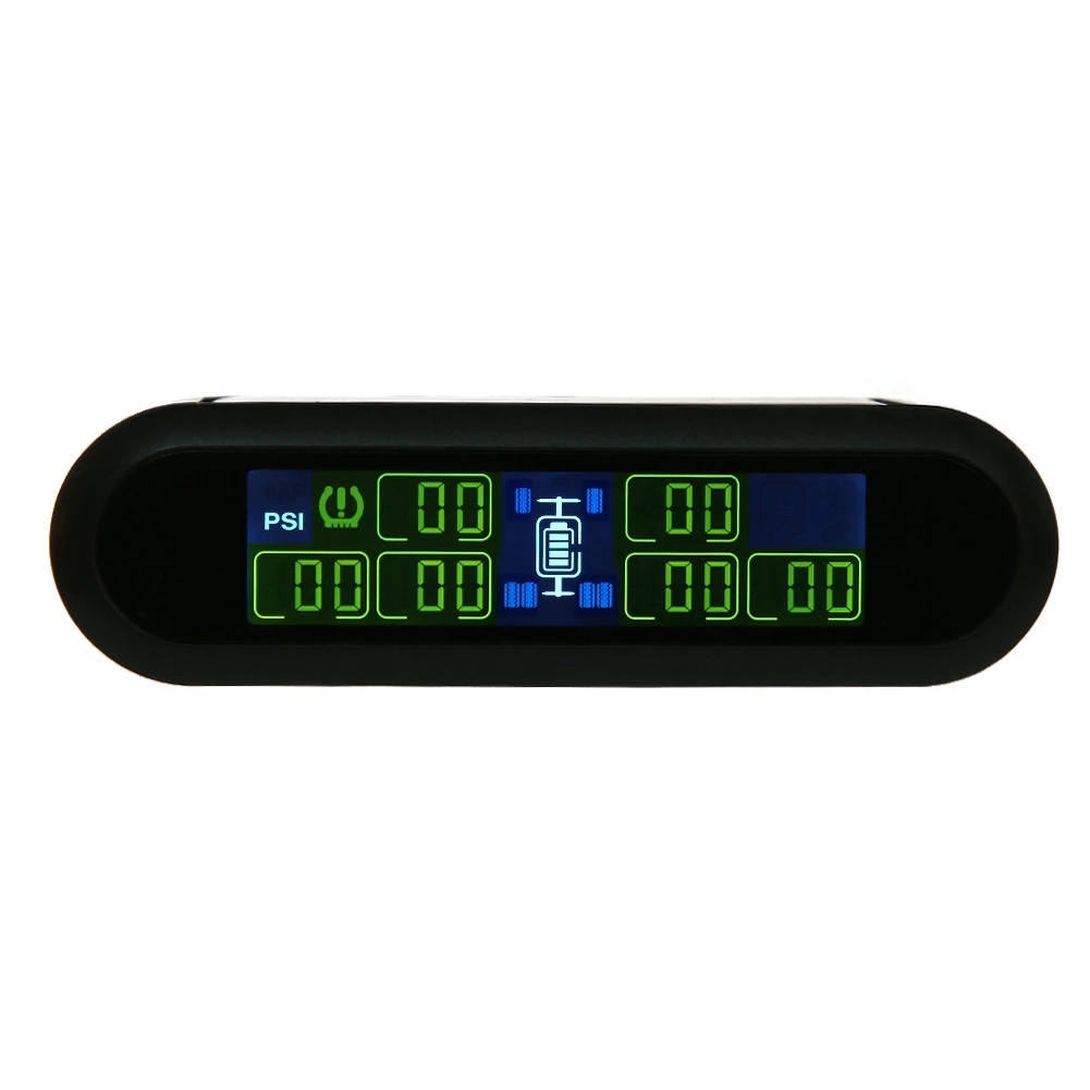 Система контроля давления в шинах TPMS беспроводной прибор с ЖК монитором и 6