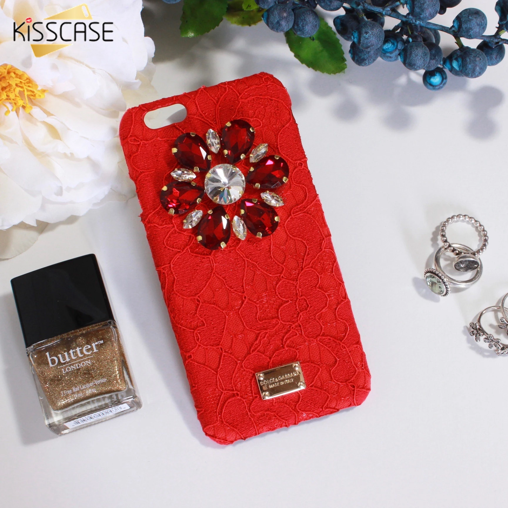 KISSCASE модный с украшениями в виде бриллиантов чехол для iPhone X XS Max XR мобильный