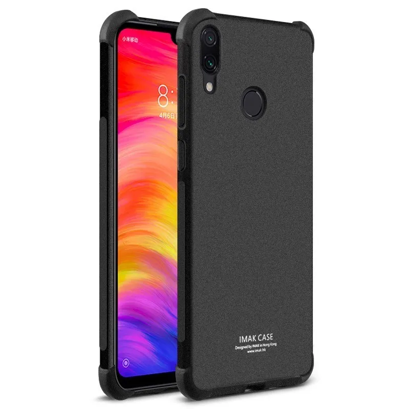 Для Xiaomi Redmi Note 7 Чехол Redmi Note 7 8 Pro 7S чехол силиконовый IMAK Ударопрочный Мягкий ТПУ задняя крышка чехол для телефона s