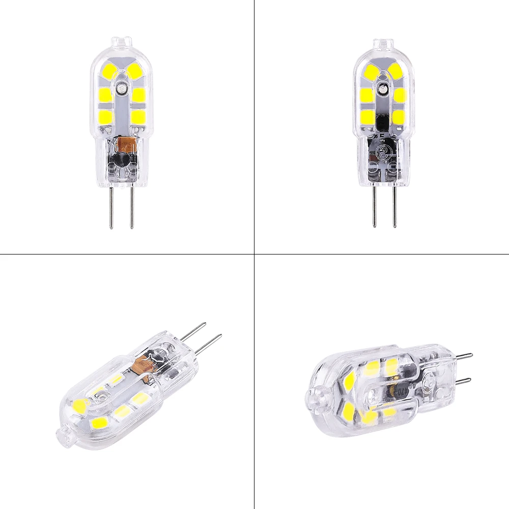 10X G4 светодиодные лампочки 2 W 12 V холодный белый сад дома SMD AC осветительные лампы