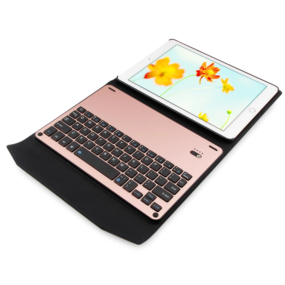 GBTIGER Bluetooth 3 0 Магнитная клавиатура из искусственной кожи Folio держатель защитный