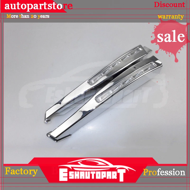 White LED Daytime Running Lights Fog DRL Lamp For Jaguar XF 2008-2010 | Автомобили и мотоциклы
