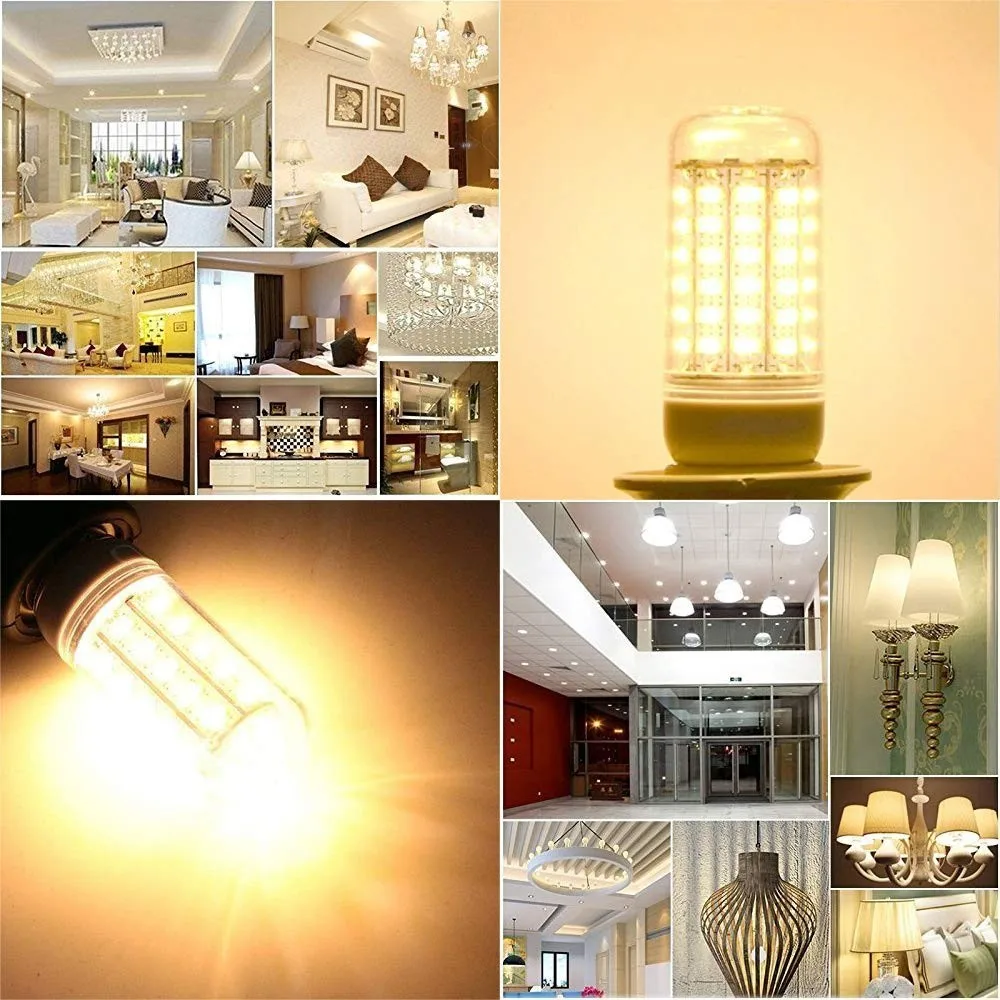 Светодиодная лампа кукуруза DCOO E14/E27 220 В SMD 5730 24 36 48 56 69 72 светодиосветодиодный s для