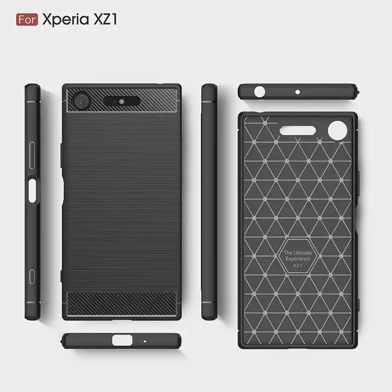 Модный Ударопрочный Мягкий силиконовый чехол Mokoemi 5 2 дюйма для Sony Xperia XZ1 сотового