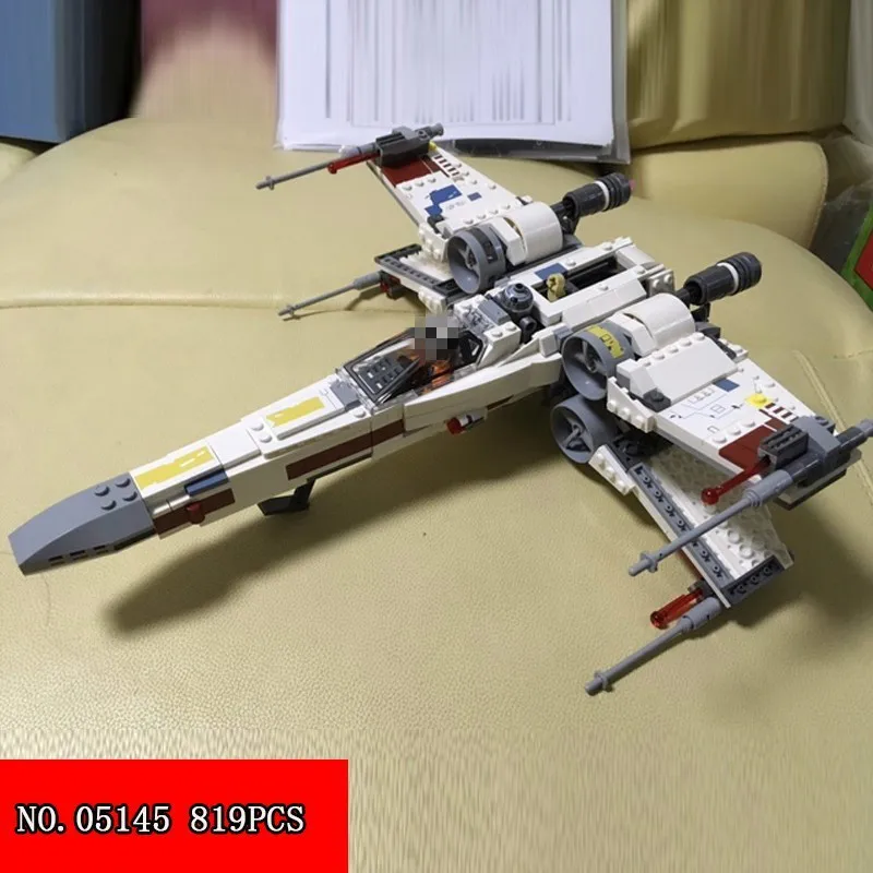 819 шт. 05145 Wars блок X Wing межзвездная сборка орфографическая вставка строительный