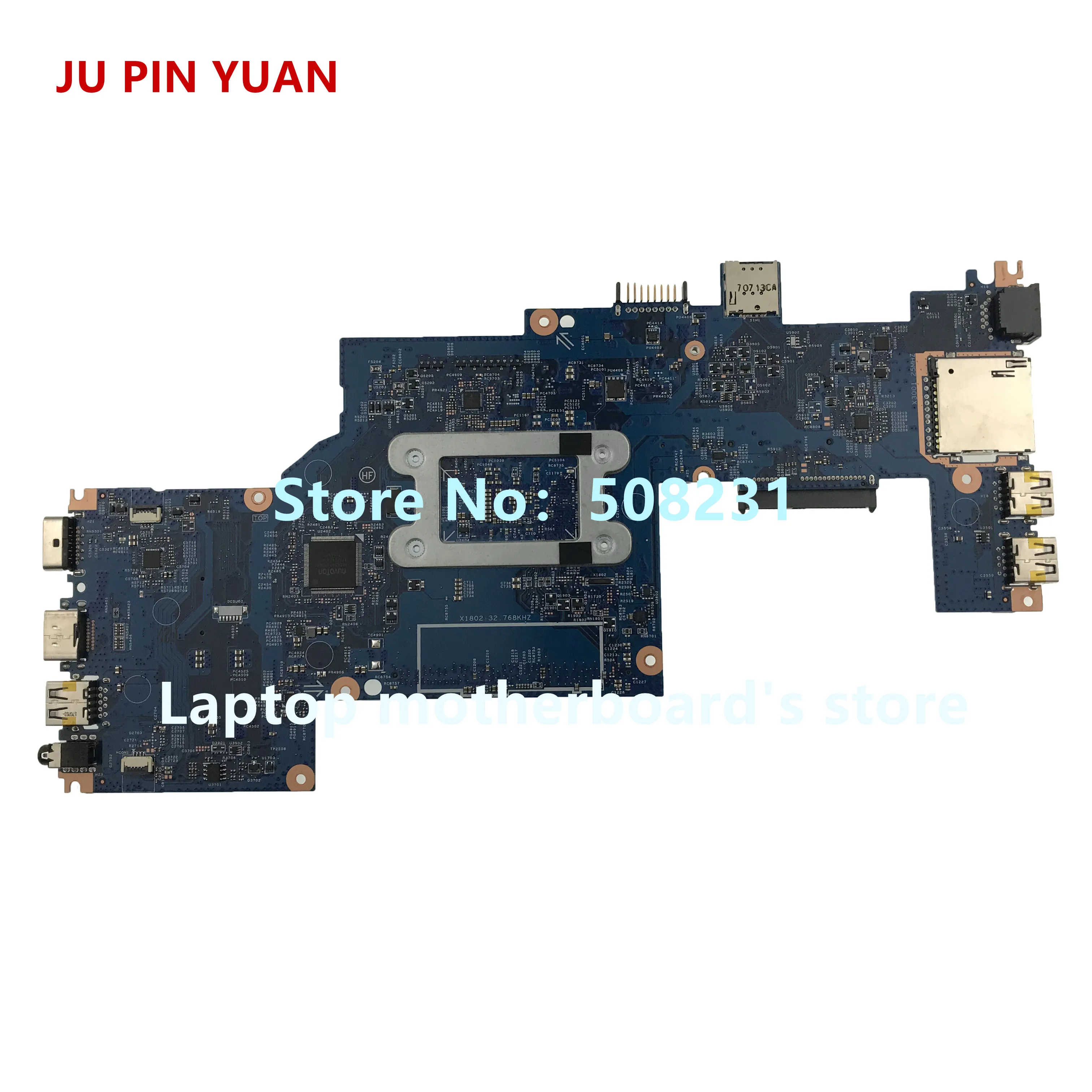JU PIN YUAN 846993-001 846993-601 материнская плата для ноутбука HP ProBook 11 G2 системная 4405U 100%