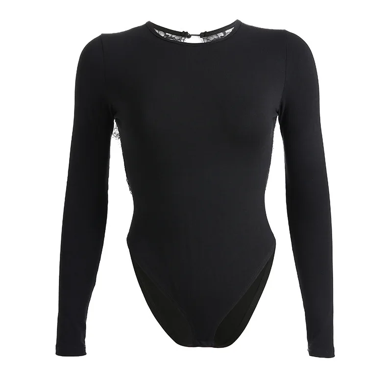 Осенне-зимняя новая пикантная одежда с рисунком кружевное комбинированное