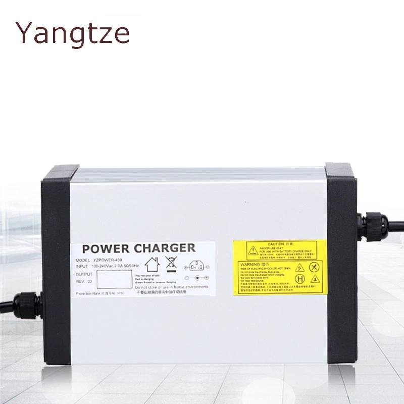 

Yangtze Auto-Stop 42V 18A 17A 16A 15A Lithium Battery Charger For 36V Li-Ion Lipo Battery Pack AC DC Power Supply