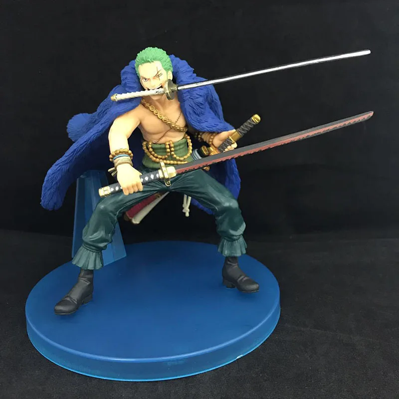 Одна деталь Зоро из аниме one piece 1/8 весы Окрашенные рис 20th Юбилей синие жилеты вер.