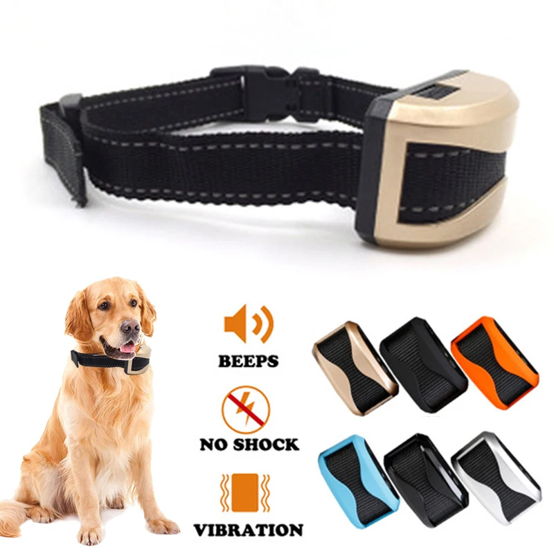 

Ошейник для собак с защитой от лая, водонепроницаемый автоматический Отпугиватель собак с вибрацией, электрошоком, звуком, дрессировкой