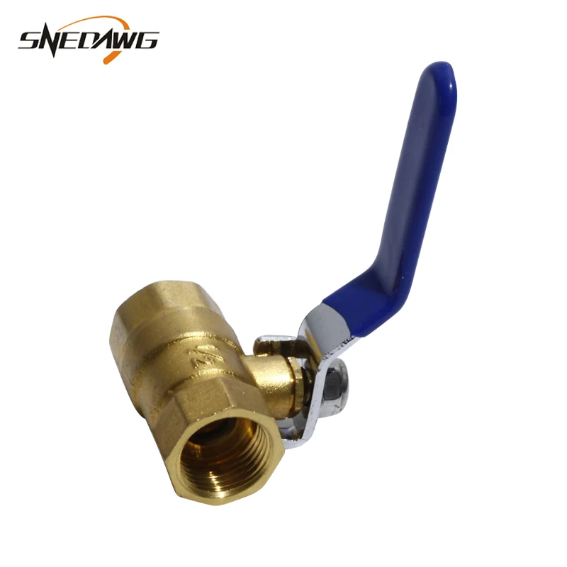 Латунный трубный клапан DN15 DN20 DN25 водяной Женская резьба 1/2 'Ɖ/4'' латунный