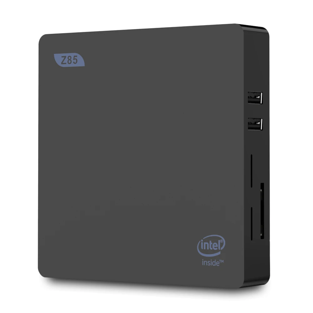 Настольный wit Z85 настольный мини ПК 2 Гб ОЗУ + 32 ГБ/64 ПЗУ Intel Atom X5 Z8350 двухэкранный