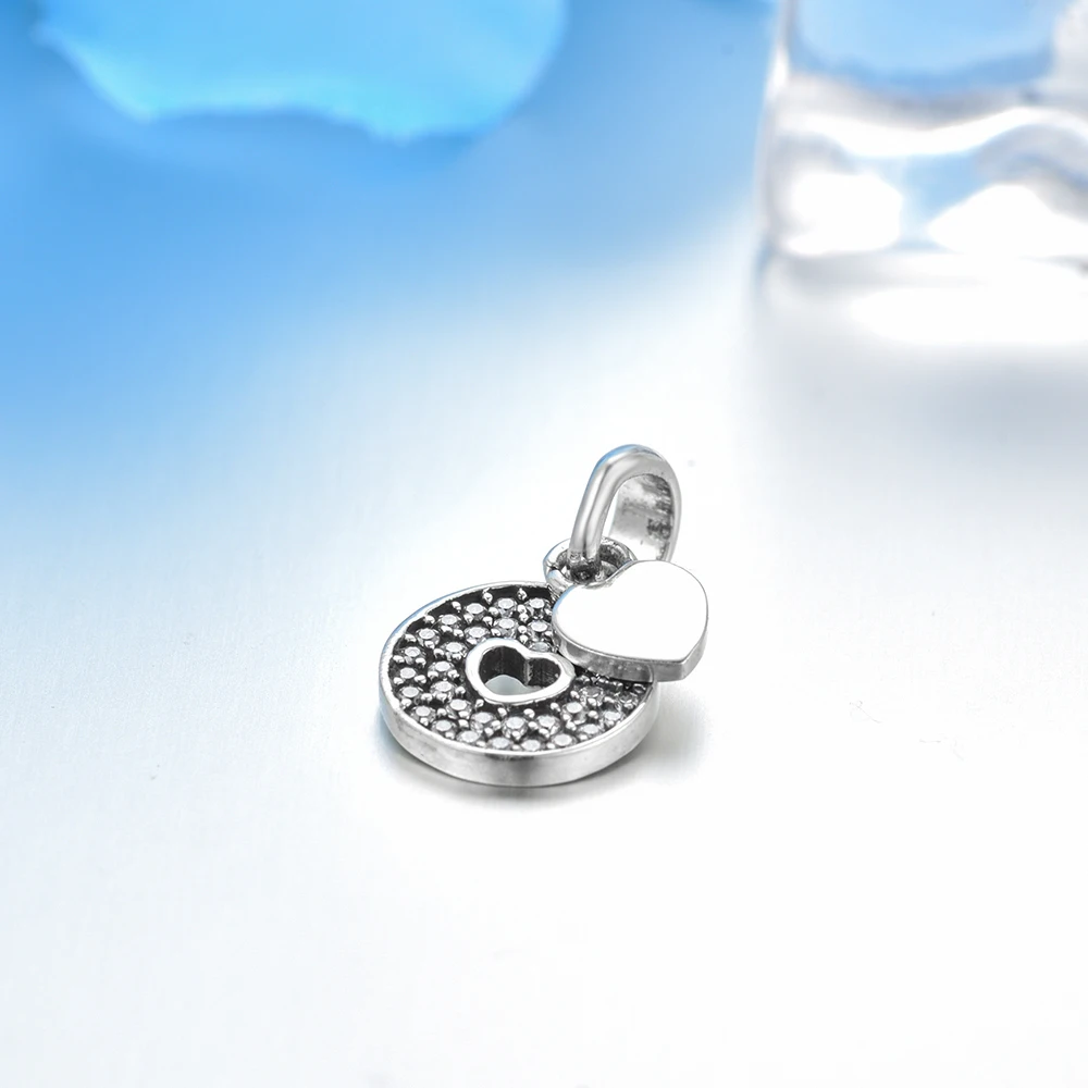 Devolove Стерлинговое Серебро 925 пробы любовь сердце шарм подходят для Pandora браслеты