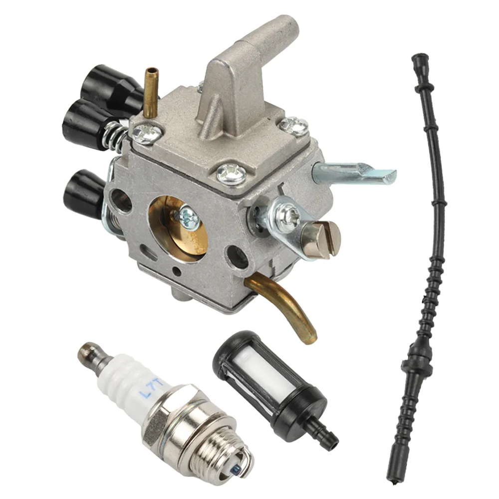 Карбюратор Carb + Топливопровод фильтр Свеча зажигания для STIHL FS120 FS200 FS250 мотокосу |