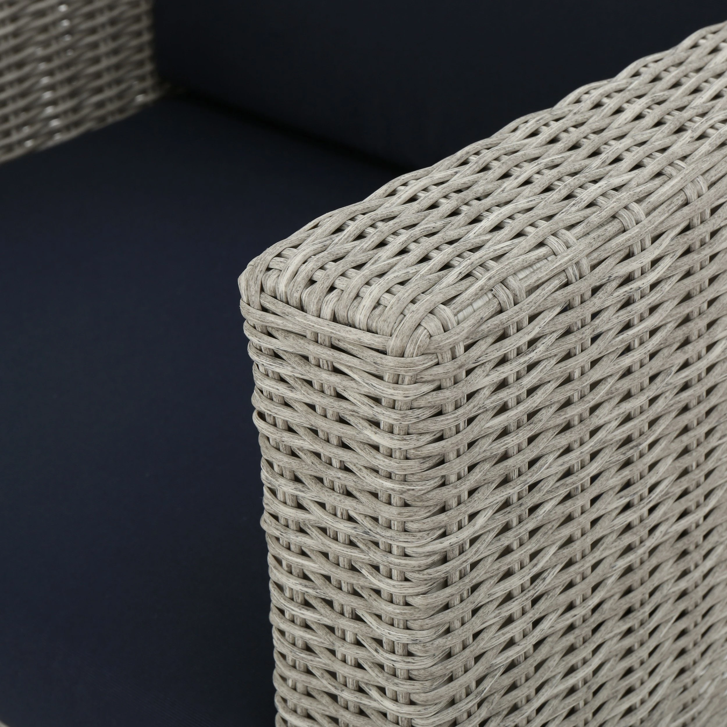 Pueblo 4Pc Wicker Chat Set w/ Water Resistant Cushions &amp Cover | Мебель