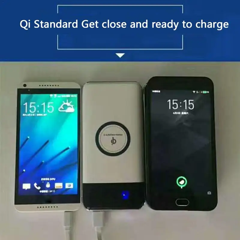 Универсальное беспроводное зарядное устройство Qi приемник зарядный адаптер Pad